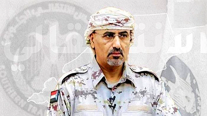 القائد عيدروس قاسم الزُبيدي رئيس المجلس الانتقالي القائد الأعلى للقوات المسلحة الجنوبية